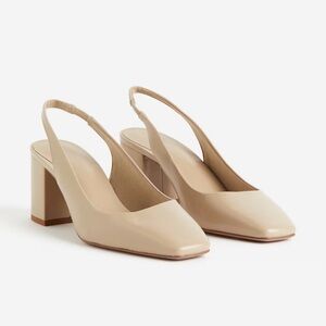 2/$20 H&M Slingback Square Toe Heels